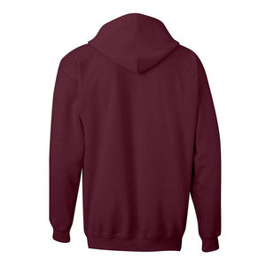 Sweat-shirts à capuche zippés pour hommes en coton 100% brodés, couleur et logo personnalisés, écologiques, séchage rapide, service OEM - Product Image 6