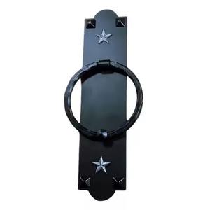 Aldaba de puerta de Metal antiguo tradicional, decoración elegante para puerta Delantera, entrada de Villa para el hogar, manija de anillo resistente, decoración de Hardware - Product Image 1