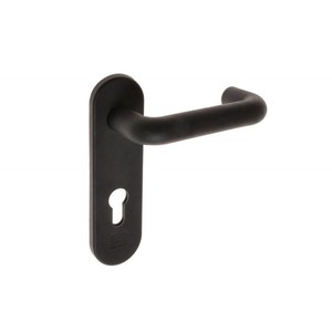 <b>Door</b> <b>Handle</b> Assa Abloy 72 PZ, Fire-resistant, <b>spindle</b>: 9mm - Black - Product Image 1