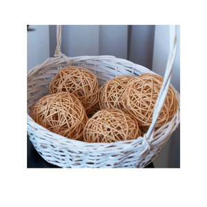 Boule de rotin Natura Eco Viet Nam faite à la main pour la décoration de vacances et de fête couleur personnalisée du Viet Nam - Product Image 2