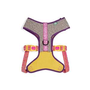 Adjustable Simple Style Solid Pattern Fuse <b>Chop</b> Mesh Harness for Dogs - Product Image 2