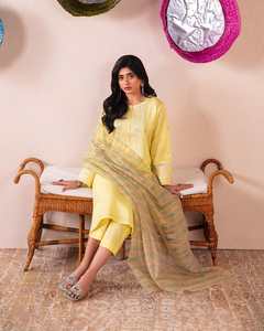 ชุดสนามหญ้าซัลวาร์คาเมซลำลองคุณภาพพรีเมี่ยมสำหรับผู้หญิงอินเดีย2024 1934ผลิตจากผ้าไหมวิสคอส - Product Image 2