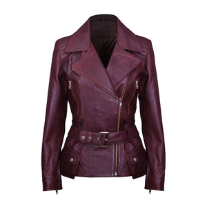 Gran oferta, chaqueta de cuero informal tejida acolchada OEM de alta calidad para hombre, ropa de abrigo impermeable transpirable, estilo de cremallera a la moda - Product Image 4