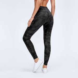 Leggings de yoga pour femmes, taille haute, couleur unie, longueur cheville, respirants, légers, anti-transpiration, séchage rapide, pour la salle de sport et le yoga - Product Image 4