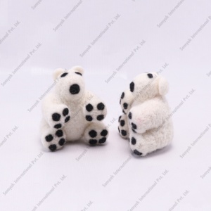 Muñecos de Oso Polar de Fieltro de Lana Creativos para Manualidades, Educativos, Festivos, Navideños, Colores Personalizados, Marca SAMYAK, Juguetes en Caja Empacados de Fábrica - Product Image 5