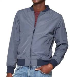 แจ็คเก็ตบอมเบอร์ระบายอากาศมีซิปสำหรับผู้ชายแจ็คเก็ตยีนส์บุผ้าฟลีซลำลองอบอุ่นและสบายตลอดทั้งวัน - Product Image 2
