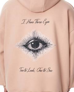 Sweat-shirt à capuche Boxy surdimensionné avec logo personnalisé pour hommes Sweat-shirt en coton polaire épais brodé dans la couleur unie dans des couleurs personnalisables pour l'hiver - Product Image 5