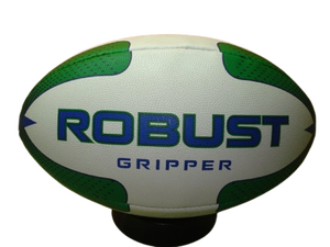 Pelota de rugby robusta de calidad premium, diseño de alta tecnología de último tamaño 5 hecho de goma fuerte con pinza - Product Image 5