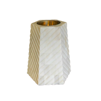 Brûleur à Bakhoor de style arabe pour la Saint-Valentin, support de bougie en bois et métal, décoration d'intérieur, laiton fait main multicolore EPCH