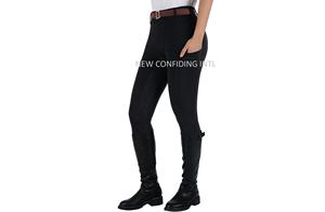 Leggings d'équitation haut de course de cheval, meilleures ventes, fabrication de vêtements équestres, collants d'équitation personnalisés avec poches pour téléphone - Product Image 2