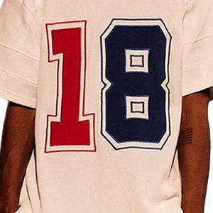 เสื้อยืดปักลายลำลองของผู้ชายผ้าฝ้าย100% ระบายอากาศได้ดีราคาสมเหตุสมผลผ้าถ้อยคำที่มีลายตัวอักษร - Product Image 6