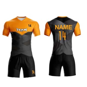 2025 Venta al por mayor de ropa de fútbol personalizada para hombres para niños Kit Jersey Set Uniforme de fútbol Club Uniformes de fútbol 2 piezas Conjunto de jugador de equipo - Product Image 3