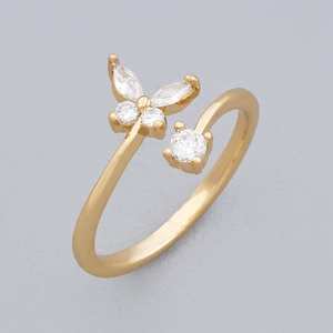 Trendy Vintage Fashionable Cluster <b>Rings</b> 166869 <b>Finger</b> <b>Ring</b> Stylish Alloy and Copper Jewelry with Invisible Setting Gift - Product Image 4