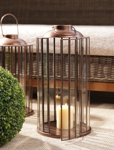 Tendance Design Moderne Forme Ronde Bougie En Métal Lanterne Décoration De La Maison De Noël À La Main - Product Image 2