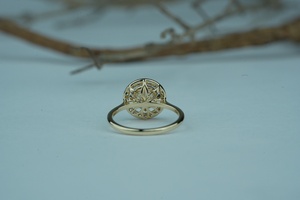 Premium Lab Grown Diamond Ring Round Cut VS1 Clarity IGI SGL Certified Gold Rose Gold Silver Wholesale Supplier - Product Image 5