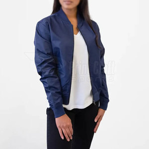Blouson bombardier pour femmes imperméable en polyester Nouveau design Blouson bombardier avec logo personnalisé - Product Image 4