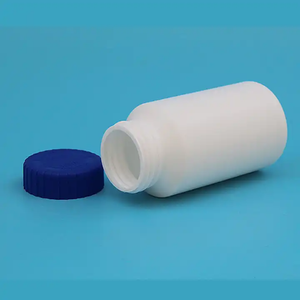 ขวดแคปซูล HDPE สำหรับอุตสาหกรรมใหม่รูปทรงกระบอกบรรจุภัณฑ์ PET พร้อมปั๊มตราประทับสำหรับขวดยาพลาสติก - Product Image 2