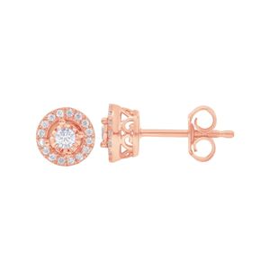 ต่างหูเม็ดกลมรูปทรงดอกไม้แบบกด - Product Image 2