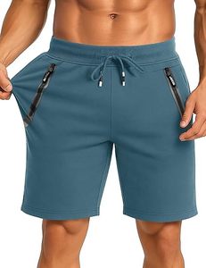 Pantalones cortos para correr al aire libre para hombres con tela elástica y diseño de malla para un movimiento fresco y cómodo - Product Image 4