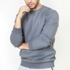 Nueva llegada 2025 invierno hombres sudadera/sudaderas con capucha botón secado rápido transpirable de talla grande en blanco correr Jogger OEM servicio personalizado - Product Image 1