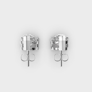 IGI Certified Lab Grown Oval Cut Diamond Stud Earrings Solid 925 Sterling Silver Solitaire Oval Diamond Earrings - Product Image 4