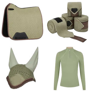 Vente en gros d'ensembles équestres élégants ensembles de tapis d'équitation tapis de selle de cheval personnalisé pour chevaux tapis de selle de dressage équin - Product Image 6