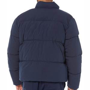 Chaqueta de invierno informal de fabricante para hombre, Abrigo acolchado transpirable con cuello levantado, acolchado grueso con burbujas acolchadas para uso en exteriores - Product Image 2