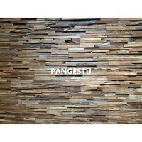 Panneaux muraux 3D modernes en matériaux recyclés avec motif géométrique, insonorisants pour la décoration des villas et des espaces de divertissement domestiques, marque PANGESTU