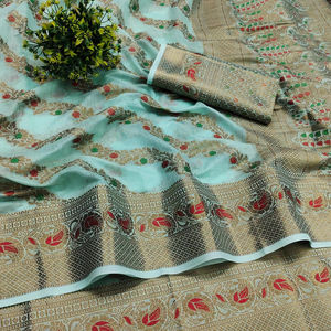 ANUPAMA NX-178 de créateur Saree en coton doux Style formel pour les vêtements indiens et pakistanais - Product Image 1