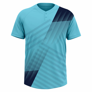 Maillot de baseball personnalisé de qualité supérieure, tendance, à transfert thermique, 100 % polyester, entièrement boutonné, respirant, logo personnalisé - Product Image 3
