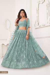 เปิดตัวตาข่ายผีเสื้อตัวใหม่พร้อมคอลเลกชัน Cancan lehenga choli ออนไลน์ - Product Image 2