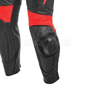 Pantalones de cuero de moto hechos a medida estilo OEM pantalones de carreras de cuero de motocicleta de alta calidad - Product Image 4