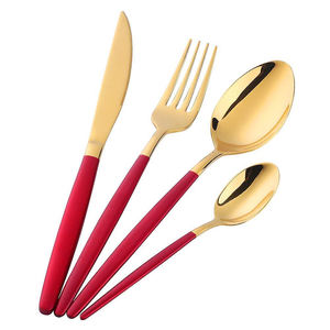 Emballage personnalisé cuisine argent 16/20/24 pièces en acier inoxydable tendance à la mode nouveau design - Product Image 3