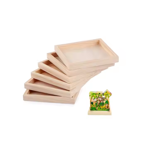 ถาดเสิร์ฟไม้พร้อมที่จับ100% ไม้สำหรับตกแต่งและร้านอาหารที่ให้บริการโดยการตกแต่ง impex - Product Image 5