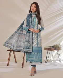 PAKISTANI ASIAN Traditional Shalwar Kameez Beautiful Fancy Silk and Cotton <b>Dress</b> New Style Ready for Women's Eid & <b>Wedding</b> - Product Image 6