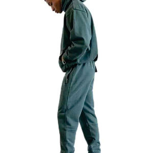 Chándal de nailon reflectante de gran tamaño personalizado de algodón 100% para hombre, Conjunto de jogging suelto con rompevientos para chándal de invierno - Product Image 5