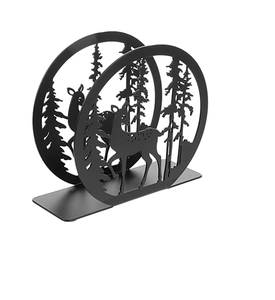 Excellent design artisanat porte-serviettes en métal personnalisé top vente produit nouveau design porte-serviettes en métal - Product Image 5