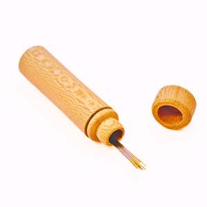 Classy Design All Size Sewing <b>Needle</b> Holder <b>case</b> Handmade Natural Wood <b>Needle</b> Sewing Storage Needlework Cross Stitch - Product Image 1