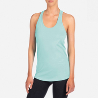 Débardeurs pour femmes de couleur unie avec cou de base Fitness Gym Wear débardeur pour les femmes