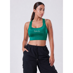 เสื้อชั้นในกีฬาสำหรับผู้หญิง M Fitness ระบายอากาศได้ดี เป็นมิตรกับสิ่งแวดล้อม รองรับแรงกระแทกสูง ตกแต่งด้วยผ้าตาข่าย เหมาะสำหรับออกกำลังกาย สายปรับได้ ใช้สำหรับวิ่ง - Product Image 5