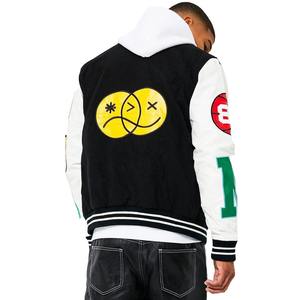 Fabricant et fournisseur de vestes Varisty Letterman en laine/cuir en gros du Pakistan - Product Image 4