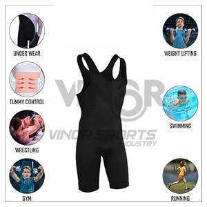 เสื้อกล้ามนักมวยปล้ำสำหรับเยาวชนเสื้อกางเกงนักมวยปล้ำพิมพ์โลโก้ตามสั่ง - Product Image 5