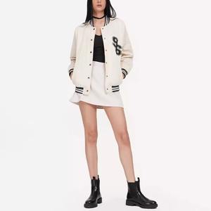 Women's <b>Vintage</b> Casual Winter College Baseball <b>Jacket</b> Breathable Letterman <b>Jackets</b> in Trending Style Finished Processing - Product Image 2