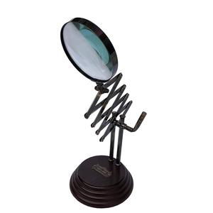 Loupe de bureau vintage en laiton de style nautique avec chaîne, loupe de table classique - Product Image 1