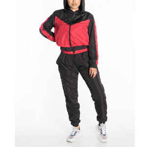 Chándal de gran tamaño de alta calidad, conjunto de jogging para entrenamiento, conjunto de chándal cortavientos de nailon personalizado - Product Image 4