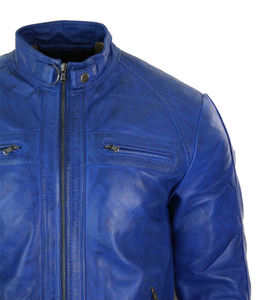 Chaqueta de Motociclista de Cuero para Hombre, Estilo Urbano, Diseño de Moda de Alta Calidad, Tallas Grandes, Nueva Colección 2026 - Product Image 6