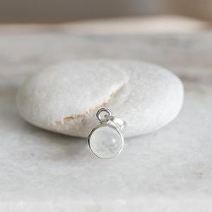 Plata de Ley 925 pera Natural Arco Iris piedra lunar piedra preciosa hecha a mano diseñador rodio plateado joyería fina colgante para mujeres a granel - Product Image 3