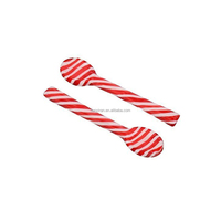 Personnalisation du support d'usine Cuillère à canne en menthe poivrée à saveur de menthe poivrée pour fête délicieuse Marque privée Chocolat