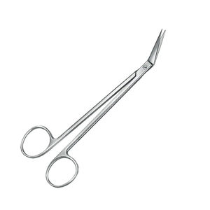 Tijeras angulares de alta calidad de 160 mm Dall Finish Locklin, tijera de operación médica de acero inoxidable, base de instrumentos quirúrgicos - Product Image 2