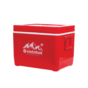 45L Square Insulated <b>Ice</b> <b>Cooler</b> Made of PP Plastic Durable <b>Cooler</b> with Carry Handle for Beverage Food Storage - Product Image 2